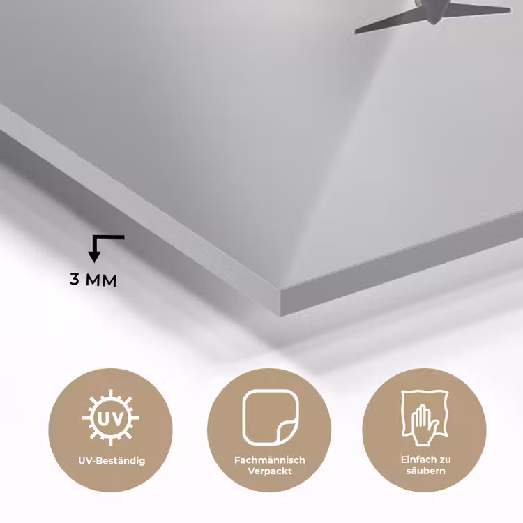 Minimalistisch - Silhouet - Zwart - Vliegtuig plexiglas 5mm klein -wsfeer2_DE