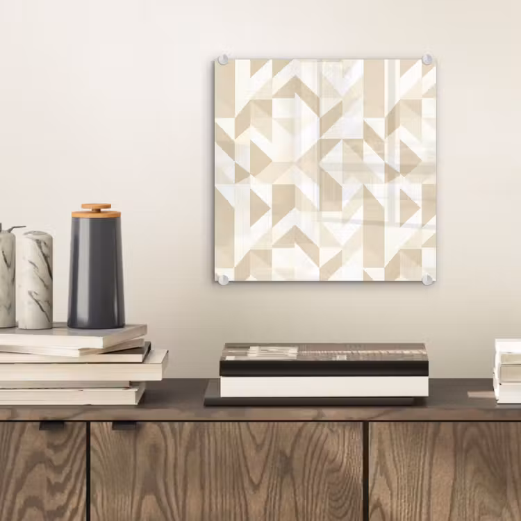 Modern - Abstract - Beige plexiglas 5mm klein 11 -sfeer1
