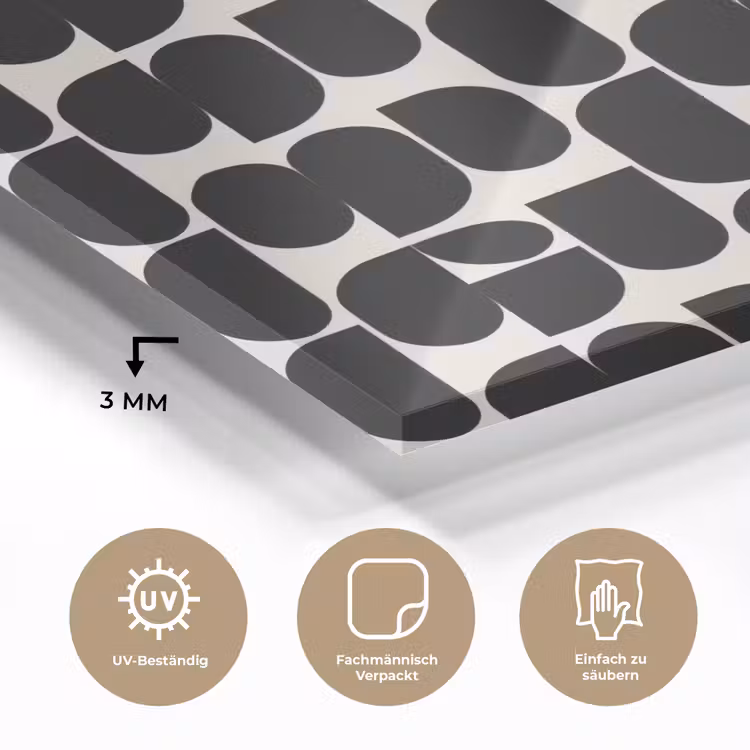 Modern - Patroon - Zwart plexiglas 5mm klein 11 -wsfeer2_DE
