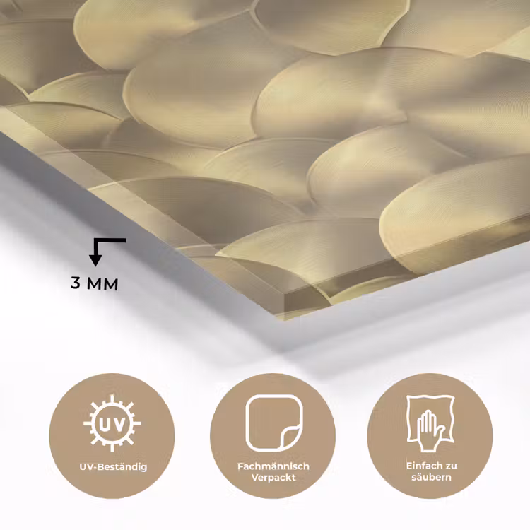 Modern - Cirkel - Goud plexiglas 5mm klein 11 -wsfeer2_DE