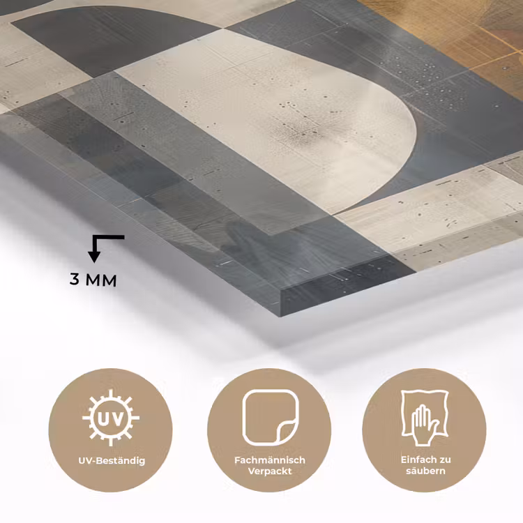 Modern - Kunst - Beige - Industrieel plexiglas 5mm klein -wsfeer2_DE