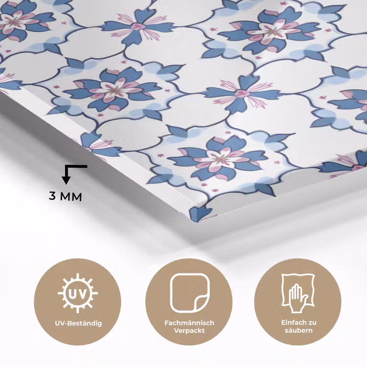 Modern - Patroon - Blauw - Roze plexiglas 5mm klein 11 -wsfeer2_DE