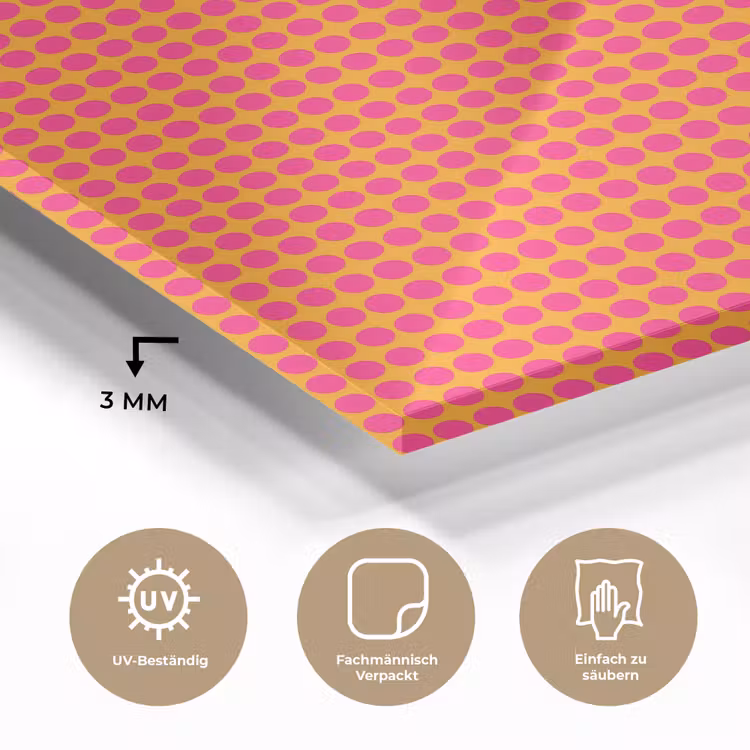 Modern - Stippen - Oranje plexiglas 5mm klein 11 -wsfeer2_DE