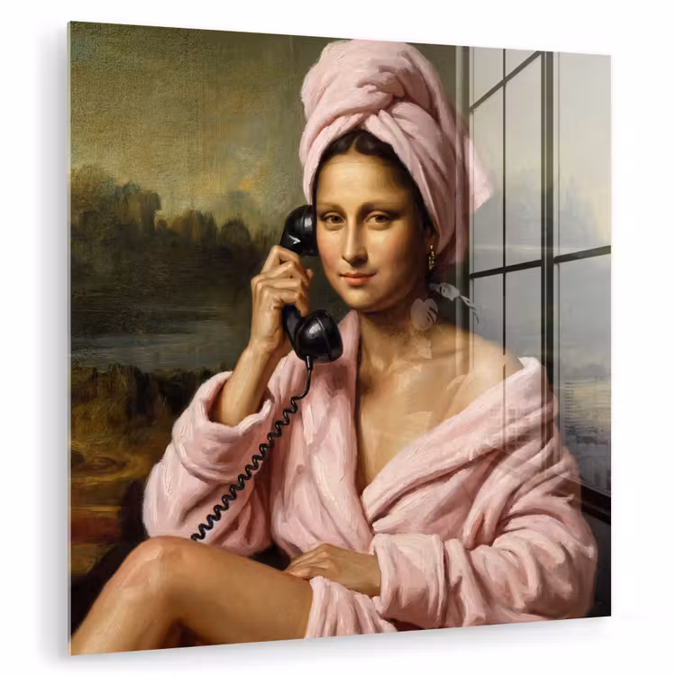Mona - Klassiek - Roze plexiglas 5mm klein -zzzproduct_nieuw
