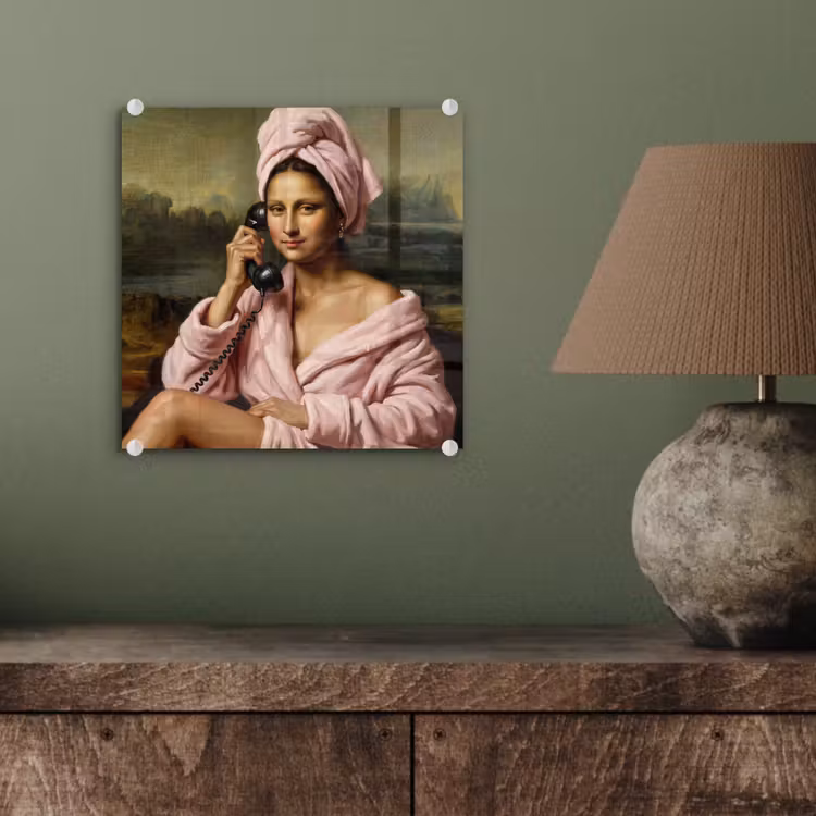 Mona - Klassiek - Roze plexiglas 5mm klein -sfeer3