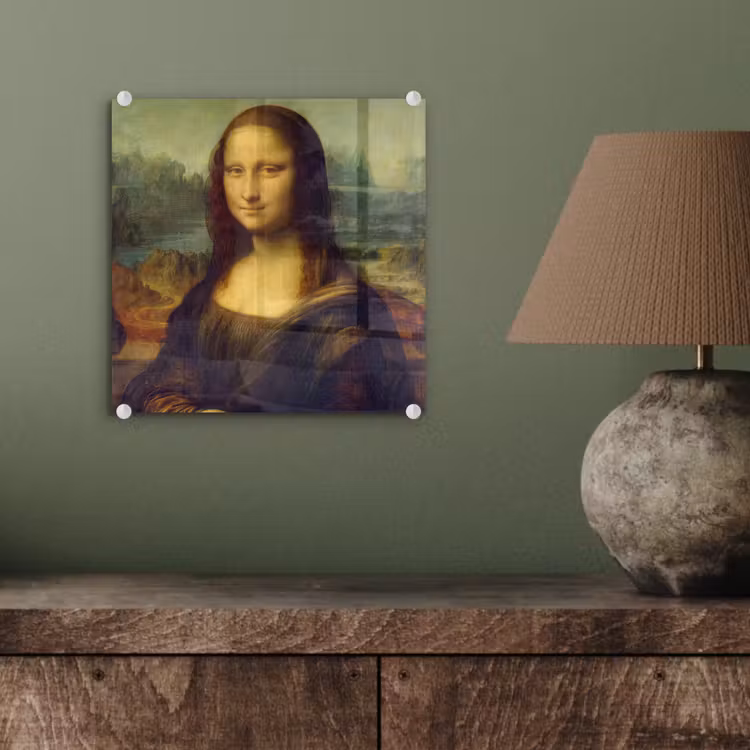 Mona Lisa - Leonardo da Vinci plexiglas 5mm klein -sfeer3