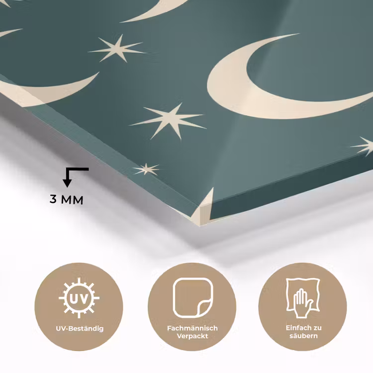 Manen - Sterren - Groen plexiglas 5mm klein 11 -wsfeer2_DE