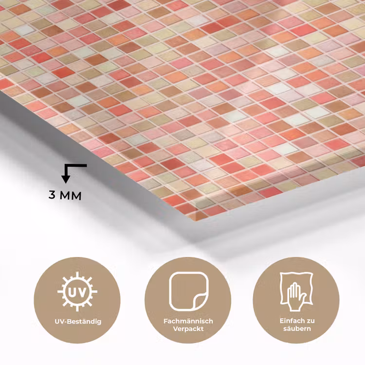 Mozaïek - Tegel - Patroon - Kleurrijk plexiglas 5mm klein 11 -wsfeer2_DE