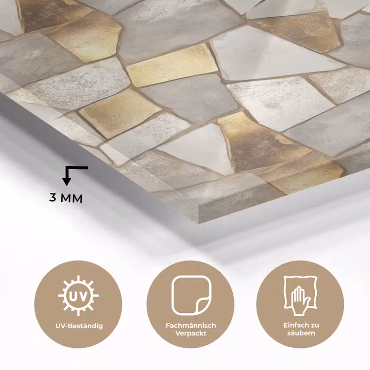 Mozaïek - Marmer - Goud plexiglas 5mm klein 11 -wsfeer2_DE