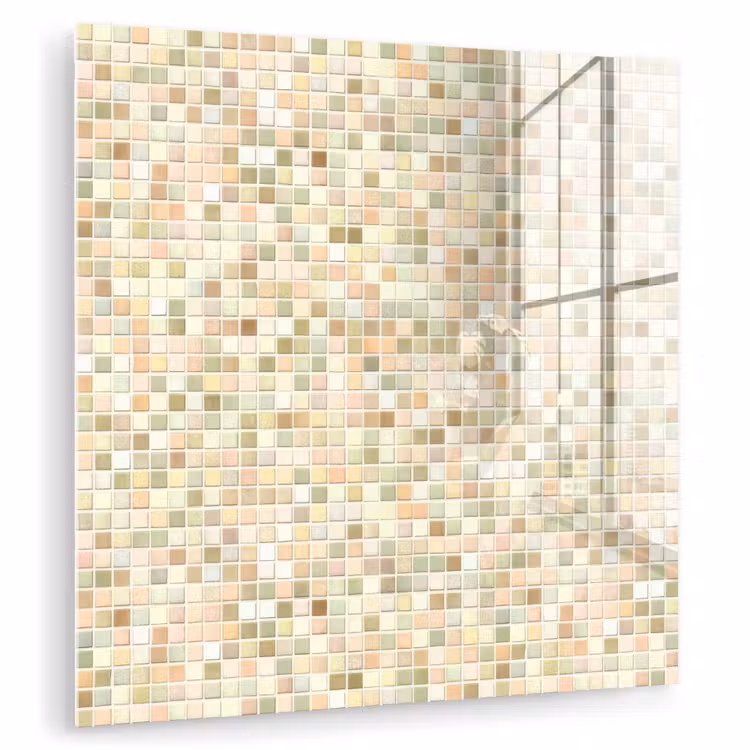 Mozaïek - Patroon - Beige plexiglas 5mm klein 11 -zzzproduct_nieuw