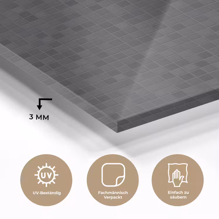 Mozaïek - Patroon - Zwart plexiglas 5mm klein 11 -wsfeer2_DE
