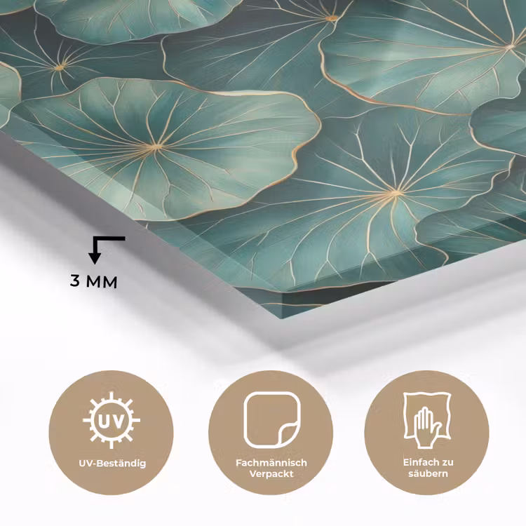 Patroon - Bladeren - Groen plexiglas 5mm klein 11 -wsfeer2_DE