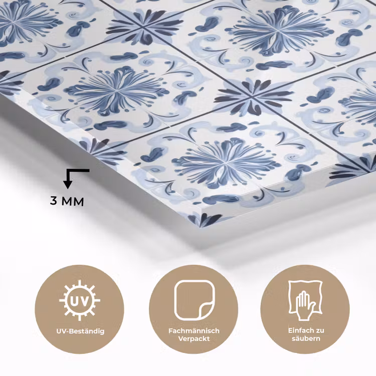 Patroon - Tegel - Blauw plexiglas 5mm klein 11 -wsfeer2_DE