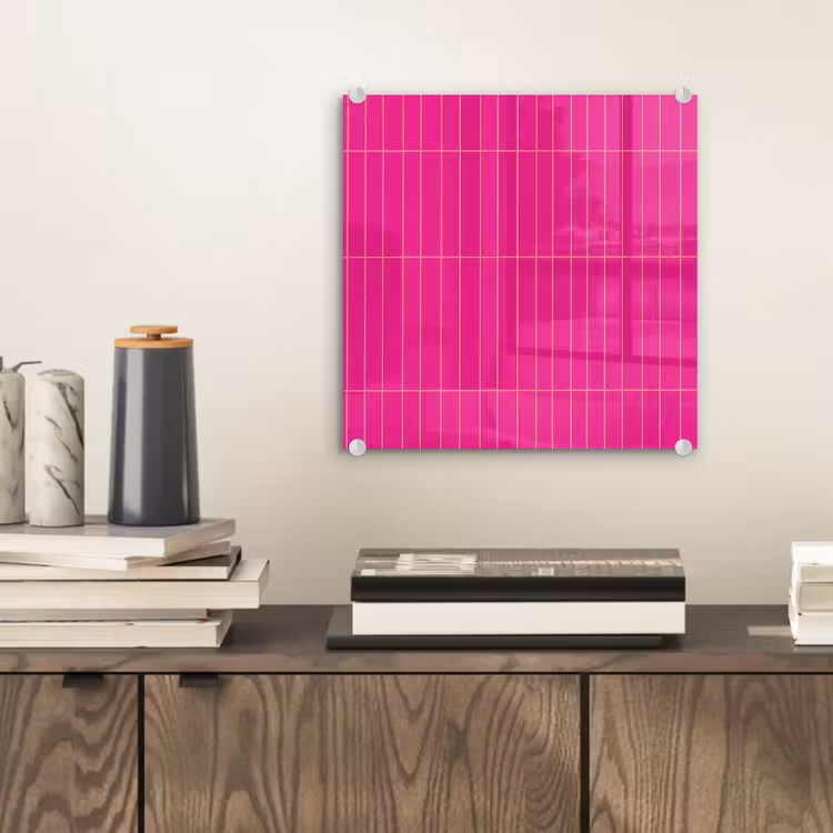 Patroon - Tegel - Magenta - Roze plexiglas 5mm klein 11 -sfeer1