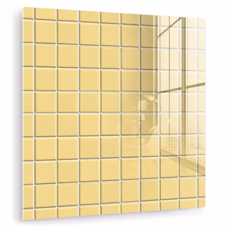 Patroon - Tegels - Geel plexiglas 5mm klein 11 -zzzproduct_nieuw