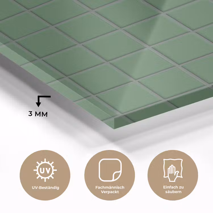 Patroon - Tegels - Groen plexiglas 5mm klein 11 -wsfeer2_DE