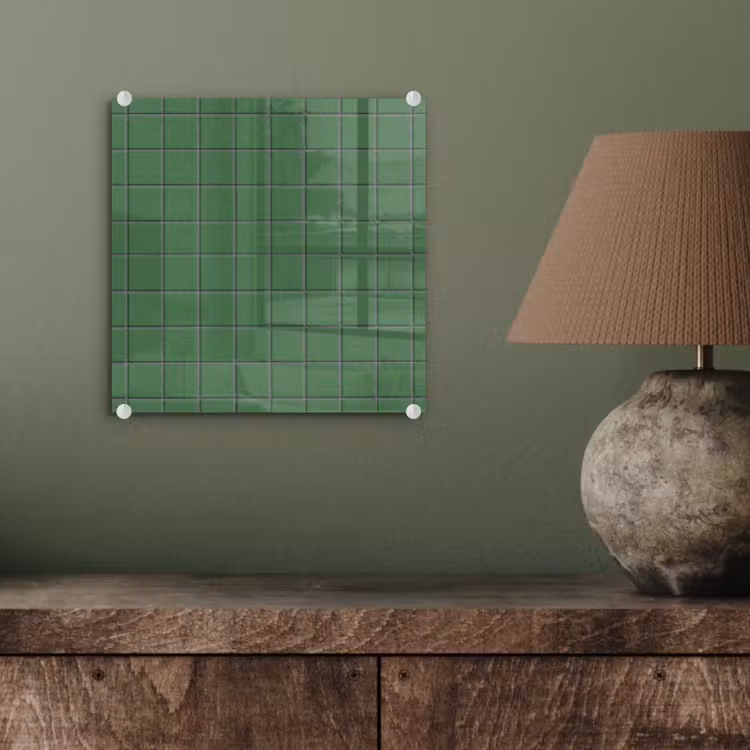 Patroon - Tegels - Groen plexiglas 5mm klein 11 -sfeer3