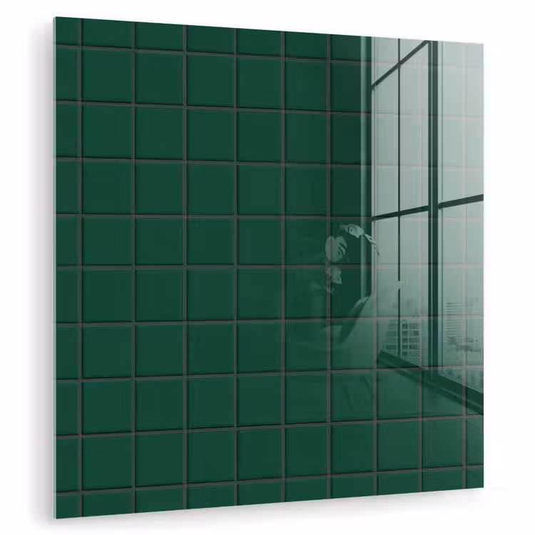 Patroon - Tegels - Dennen - Groen plexiglas 5mm klein 11 -zzzproduct_nieuw