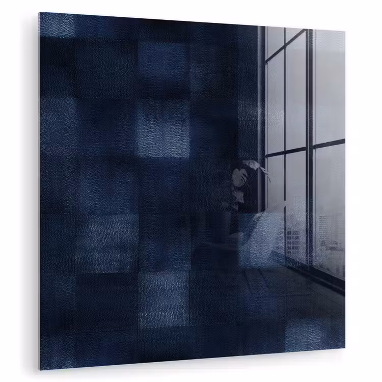 Patroon - Ruit - Marineblauw plexiglas 5mm klein 11 -zzzproduct_nieuw