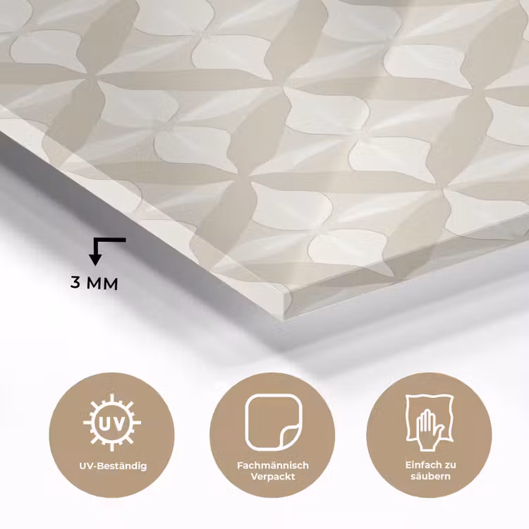 Patroon - Klassiek - Beige plexiglas 5mm klein 11 -wsfeer2_DE