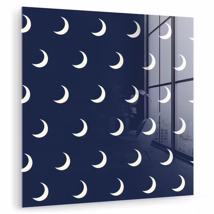 Patroon - Manen - Blauw plexiglas 5mm klein 11 -zzzproduct_nieuw