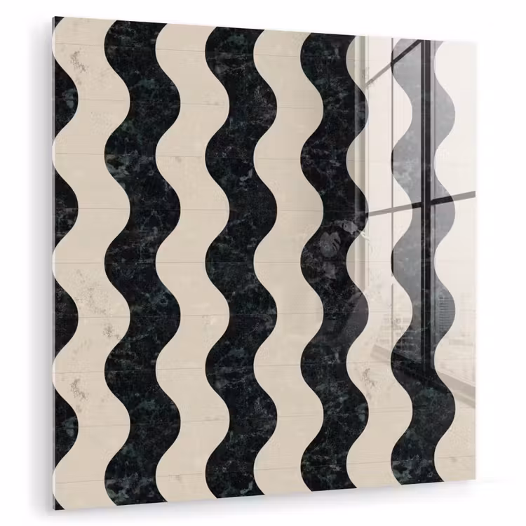 Patroon - Marmer - Groen - Cremé plexiglas 5mm klein 11 -zzzproduct_nieuw