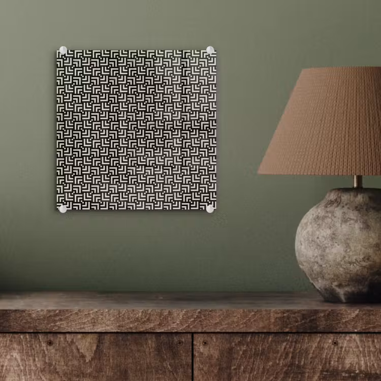 Patroon - Marmer - Zwart plexiglas 5mm klein 11 -sfeer3