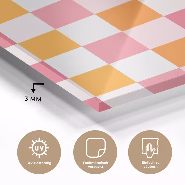 Patroon - Vierkant - Roze plexiglas 5mm klein 11 -wsfeer2_DE