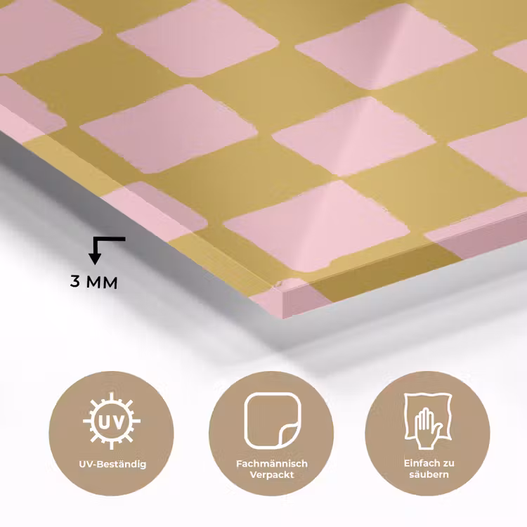 Patroon - Vierkant - Roze plexiglas 5mm klein 11 -wsfeer2_DE