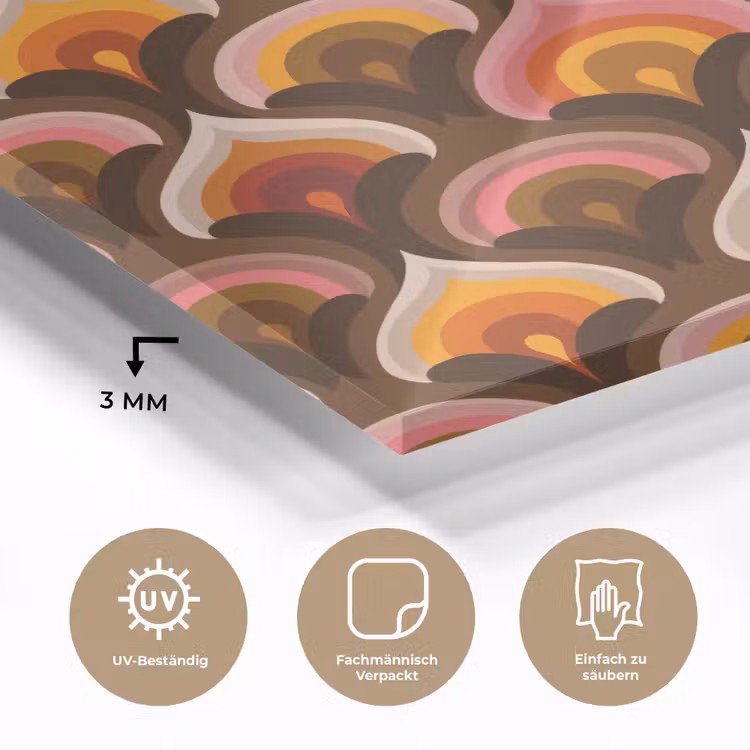 Patroon - Retro - Kleurrijk plexiglas 5mm klein 11 -wsfeer2_DE
