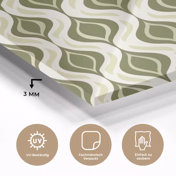 Patroon - Retro - Groen plexiglas 5mm klein 11 -wsfeer2_DE