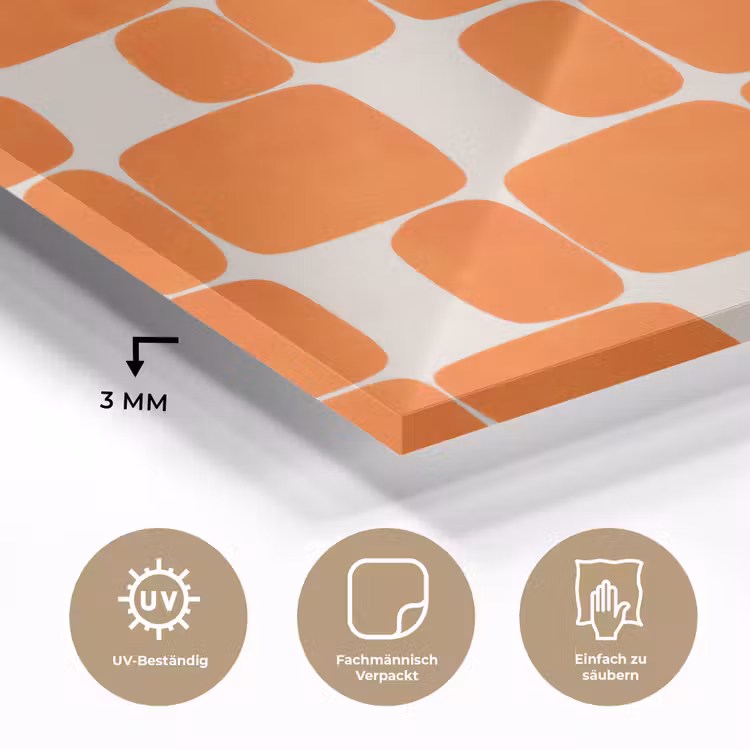 Patroon - Retro - Oranje plexiglas 5mm klein 11 -wsfeer2_DE