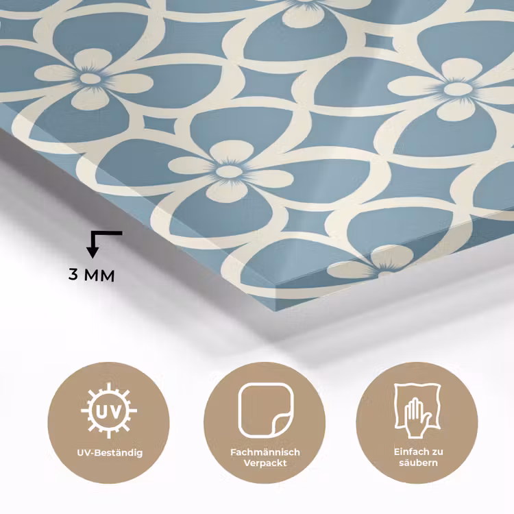 Patroon - Symmetrisch - Blauw plexiglas 5mm klein 11 -wsfeer2_DE