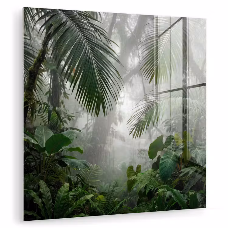 Natuur - Jungle - Mist - Tropisch - Groen plexiglas 5mm klein -zzzproduct_nieuw