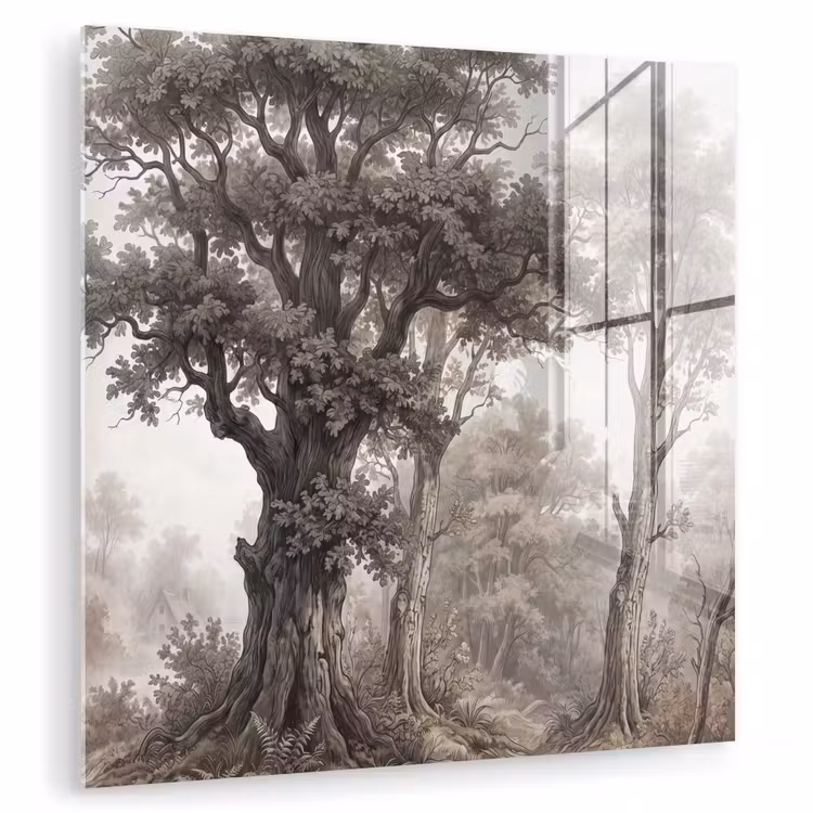 Natuur - Bos - Eik plexiglas 5mm klein -zzzproduct_nieuw
