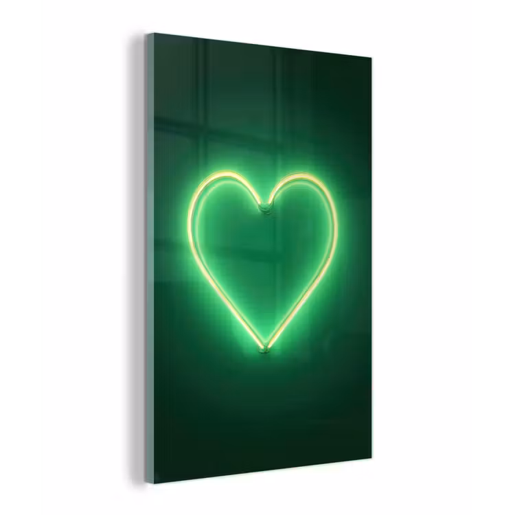Neon - Groen - Licht plexiglas 5mm klein -z3d