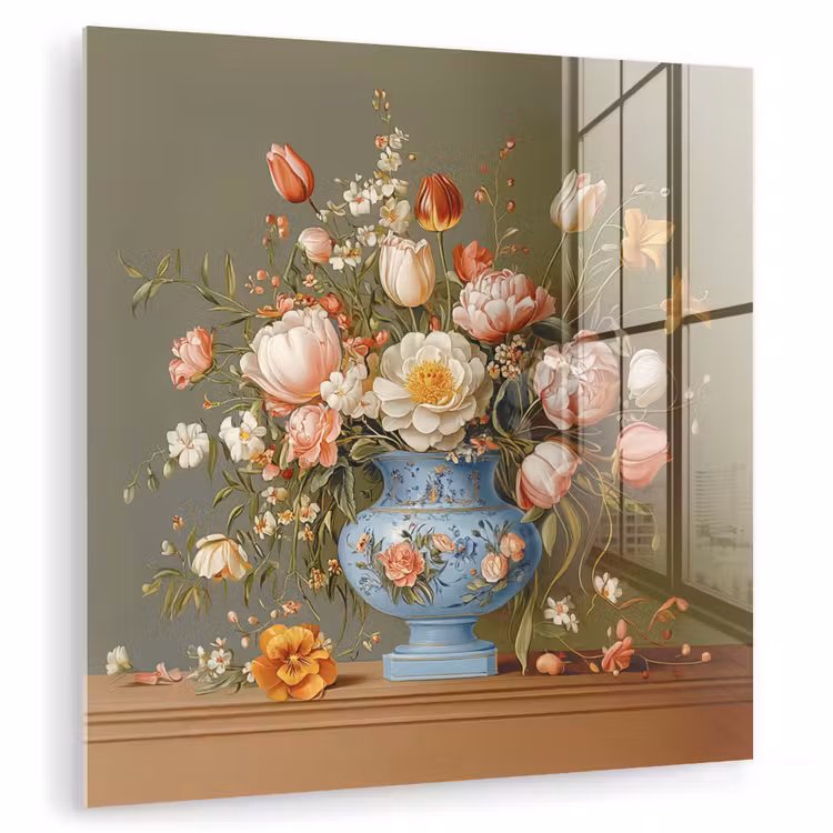 Neutral - Bloemen - Boeket - Vaas plexiglas 5mm klein -zzzproduct_nieuw