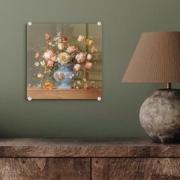 Neutral - Bloemen - Boeket - Vaas plexiglas 5mm klein -sfeer3