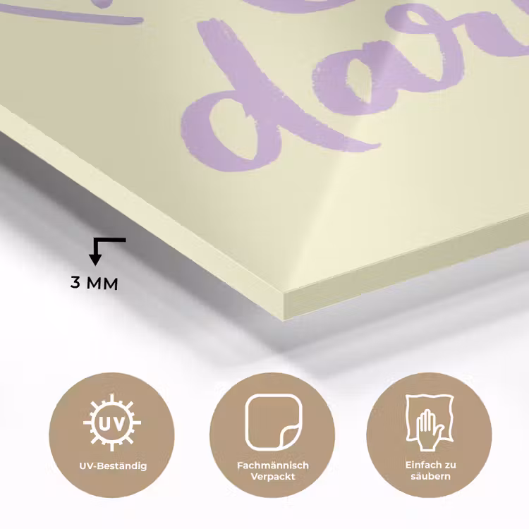 Oh darling - Geel - Hart plexiglas 5mm klein -wsfeer2_DE