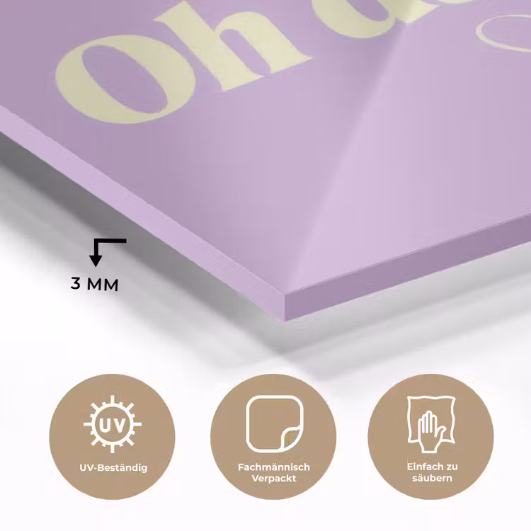 Oh darling - Hart - Paars plexiglas 5mm klein -wsfeer2_DE