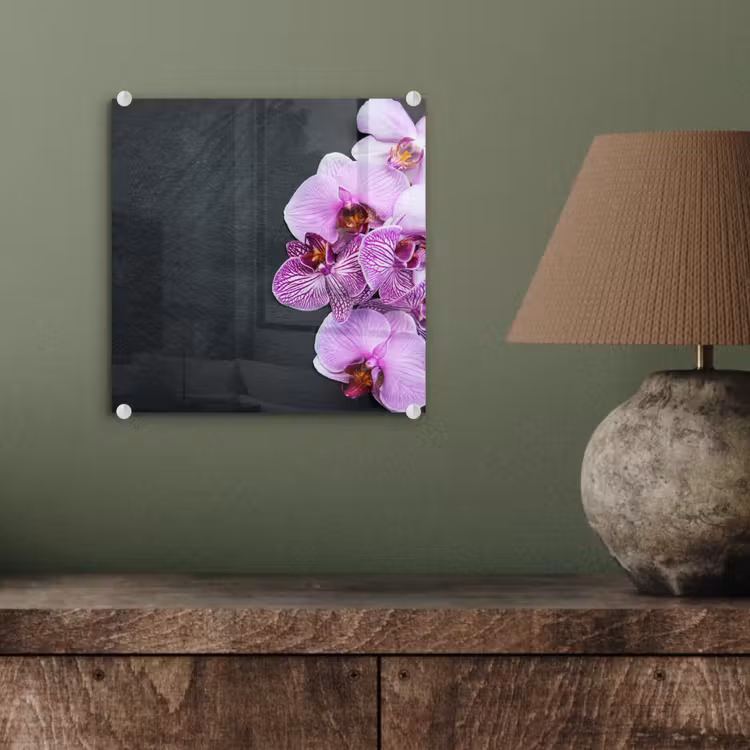 Orchidee - Bloemen - Roze - Flora plexiglas 5mm klein -sfeer3