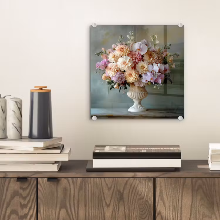 Orchidee - Boeket - Vaas - Bloemen plexiglas 5mm klein -sfeer1