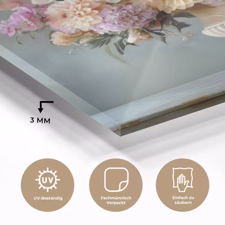 Orchidee - Boeket - Vaas - Bloemen plexiglas 5mm klein -wsfeer2_DE