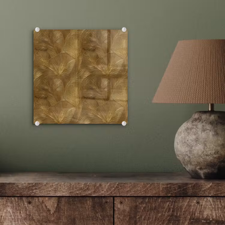 Organisch - Lijnen - Goud plexiglas 5mm klein 11 -sfeer3