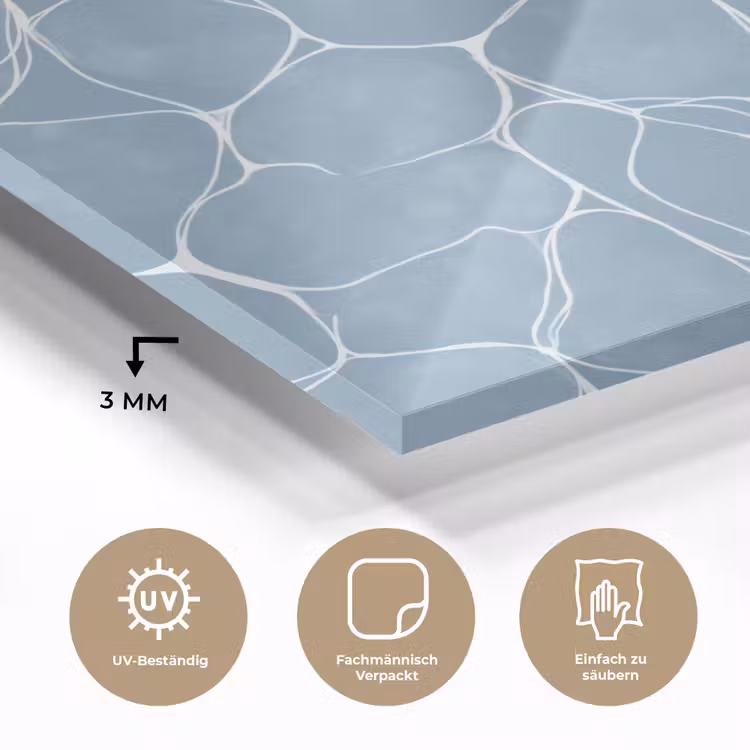 Organisch - Patroon - Blauw plexiglas 5mm klein 11 -wsfeer2_DE