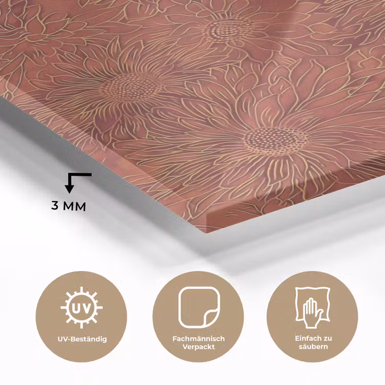 Oosters - Bloemen - Terracotta plexiglas 5mm klein 11 -wsfeer2_DE