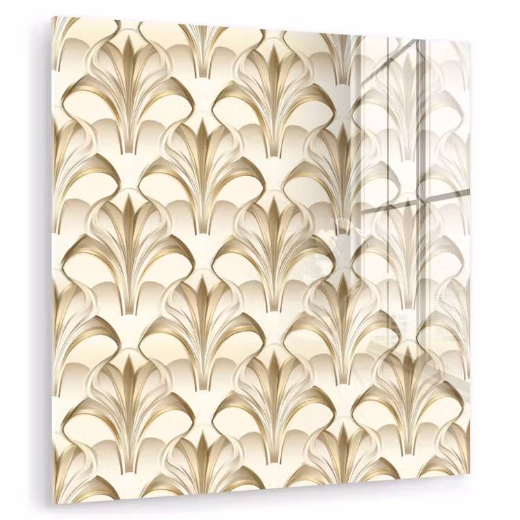 Ornament - Barok - Goud plexiglas 5mm klein 11 -zzzproduct_nieuw
