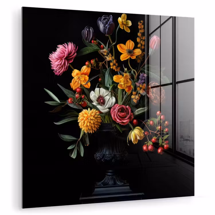 Sierlijk - Boeket - Bladeren plexiglas 5mm klein -zzzproduct_nieuw