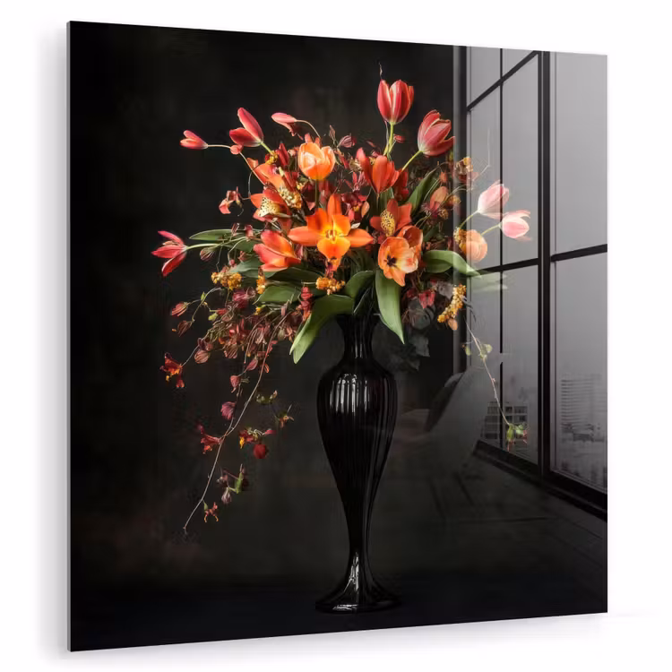 Sierlijk - Boeket - Vaas plexiglas 5mm klein -zzzproduct_nieuw
