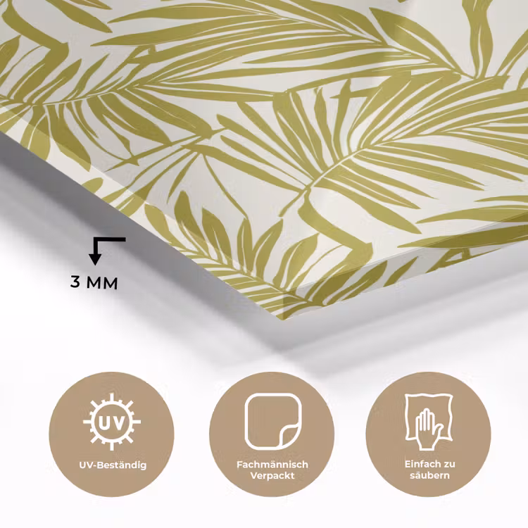 Palmblad - Patroon - Groen plexiglas 5mm klein 11 -wsfeer2_DE